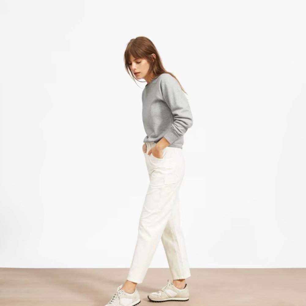 Everlane The Carpenter Pant in Bone size 0